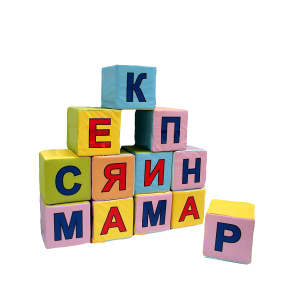 Кубики Буква + буква
